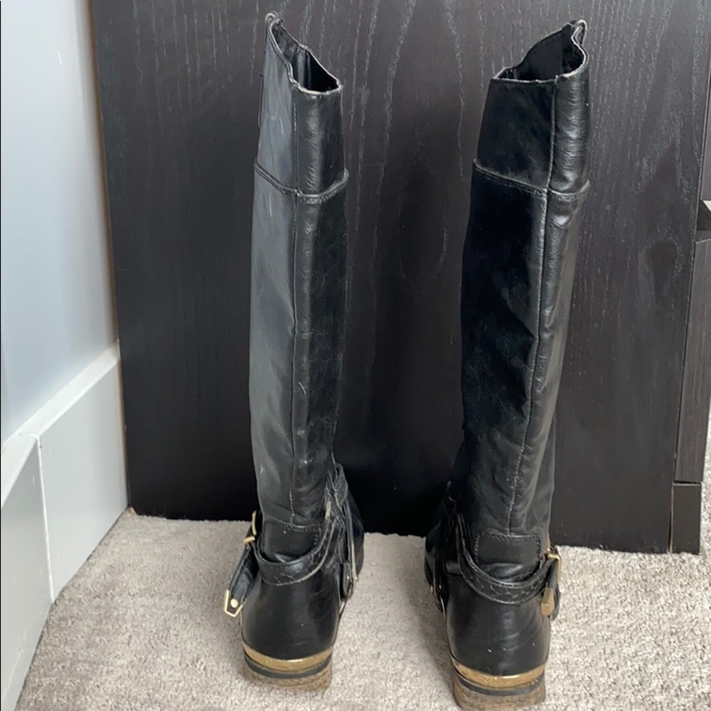 Black flat boots - Picture 6 of 6